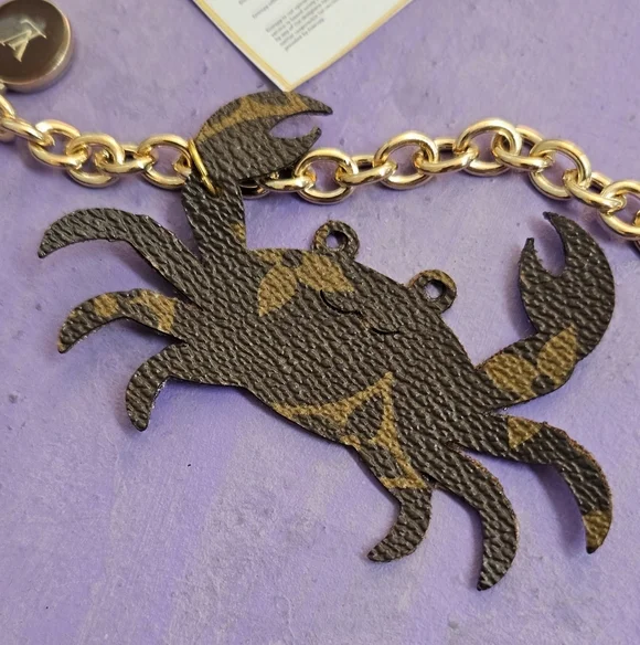 NEW LV Reimagined Canvas Charm On Unbranded Bag Charm Chain - Picture 2 of 5